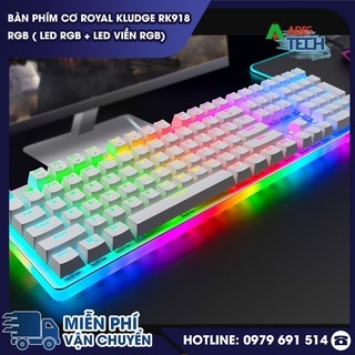 Bàn Phím Cơ Royal Kludge RK918 | Bàn Phím Led RGB Trắng/Đen [Blue/Brown/Red Switch] | Bảo Hành Chính Hãng | BigBuy360 - bigbuy360.vn