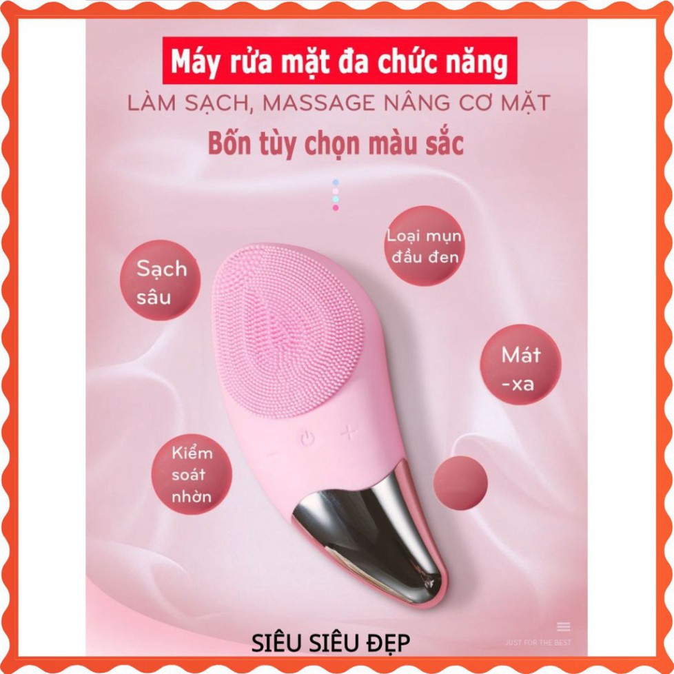 NGÀY DUY NHẤT Máy rửa mặt mini cầm tay cho nam và nữ, dùng kèm sữa rửa mặt, loại bỏ chất nhờn, bụi bẩn, tế bào chết Zoan