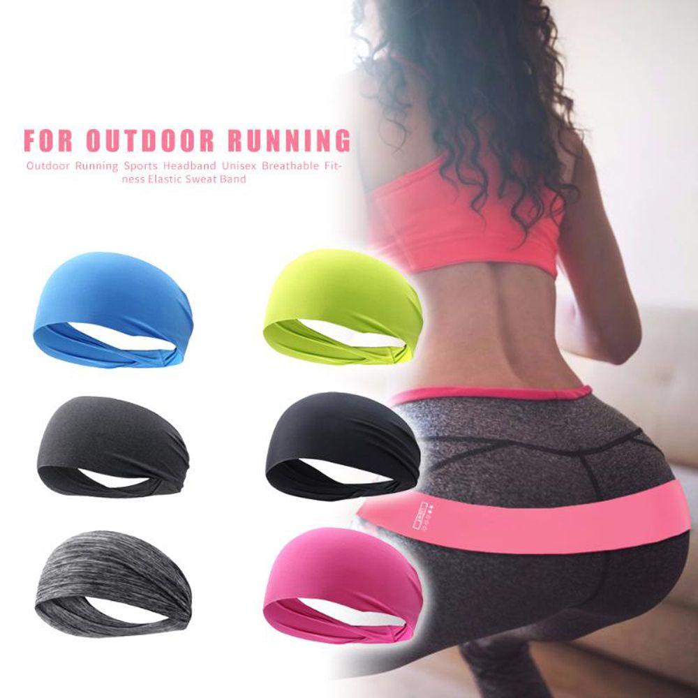 Băng Đô Turban Thể Thao Co Giãn Thấm Hút Mồ Hôi