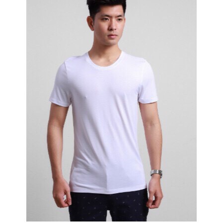 Áo Ngắn Tay Trắng AC22 Aristino 100% COTTON