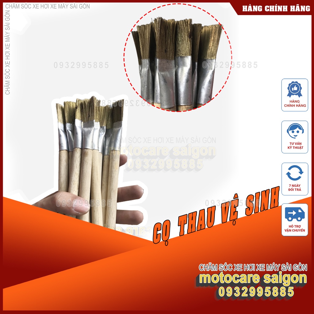 Cọ thau 2cm chuyên vệ sinh máy móc