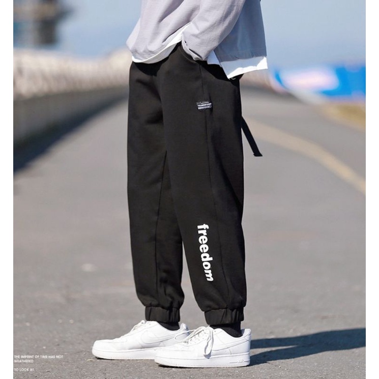 Quần jogger chữ siêu đỉnh, form rộng, vải mịn mát, nam nữ mặc được unisex ulzzang - ẢNH THẬT