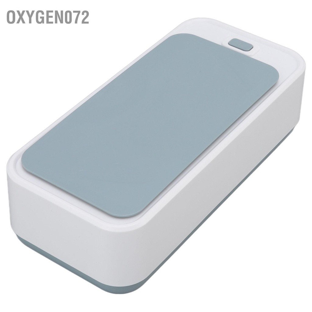 Oxygen072 Máy làm sạch bằng sóng siêu âm USB Sạc ngăn ngừa trượt kính cầm tay cho dây đeo đồng hồ trang sức