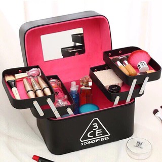 Cốp trang điểm mỹ phẩm 3 tầng