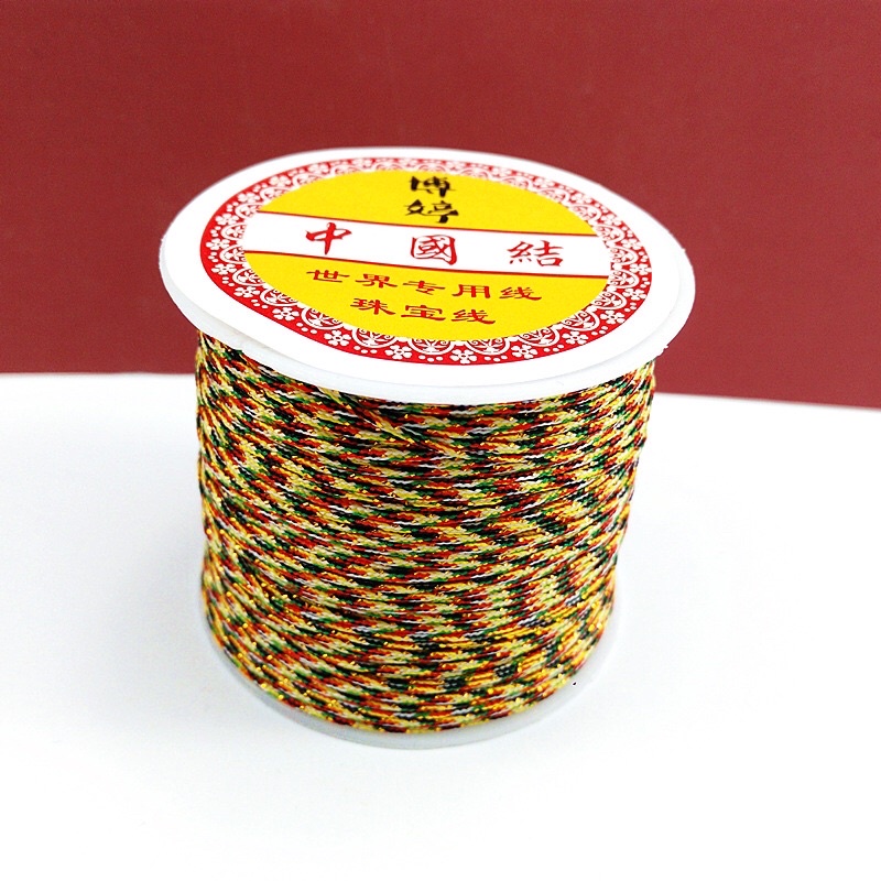 20 mét dây chỉ ngũ sắc tết vòng tay handmade