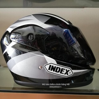 Mũ bảo hiểm có cằm INDEX chính hãng - Made in Thailand - Không bán hàng nhái