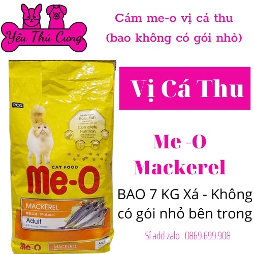 THỨC ĂN ME-O CHO MÈO - BAO XÁ 7KG -YÊU THÚ CƯNG