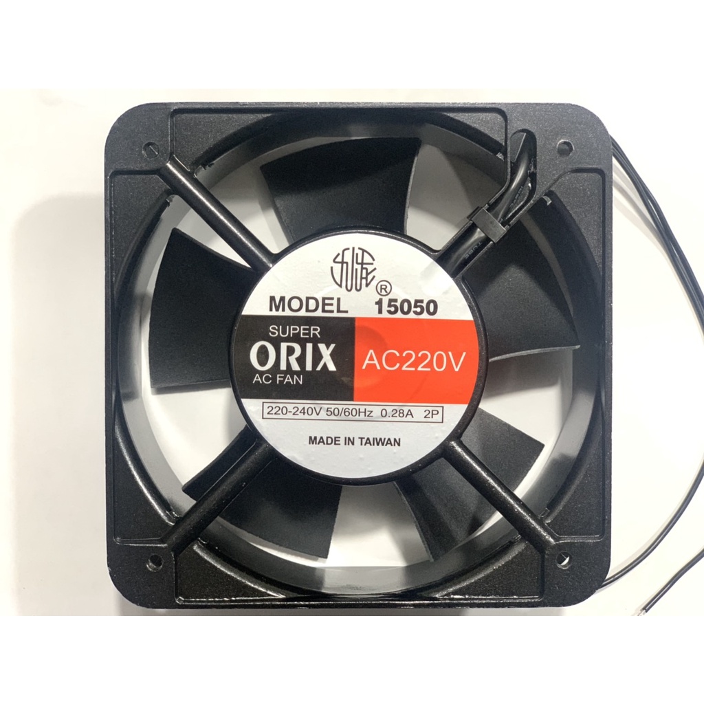 Quạt hút 220V SUPER ORIX 15x15 Vuông ( Đen )