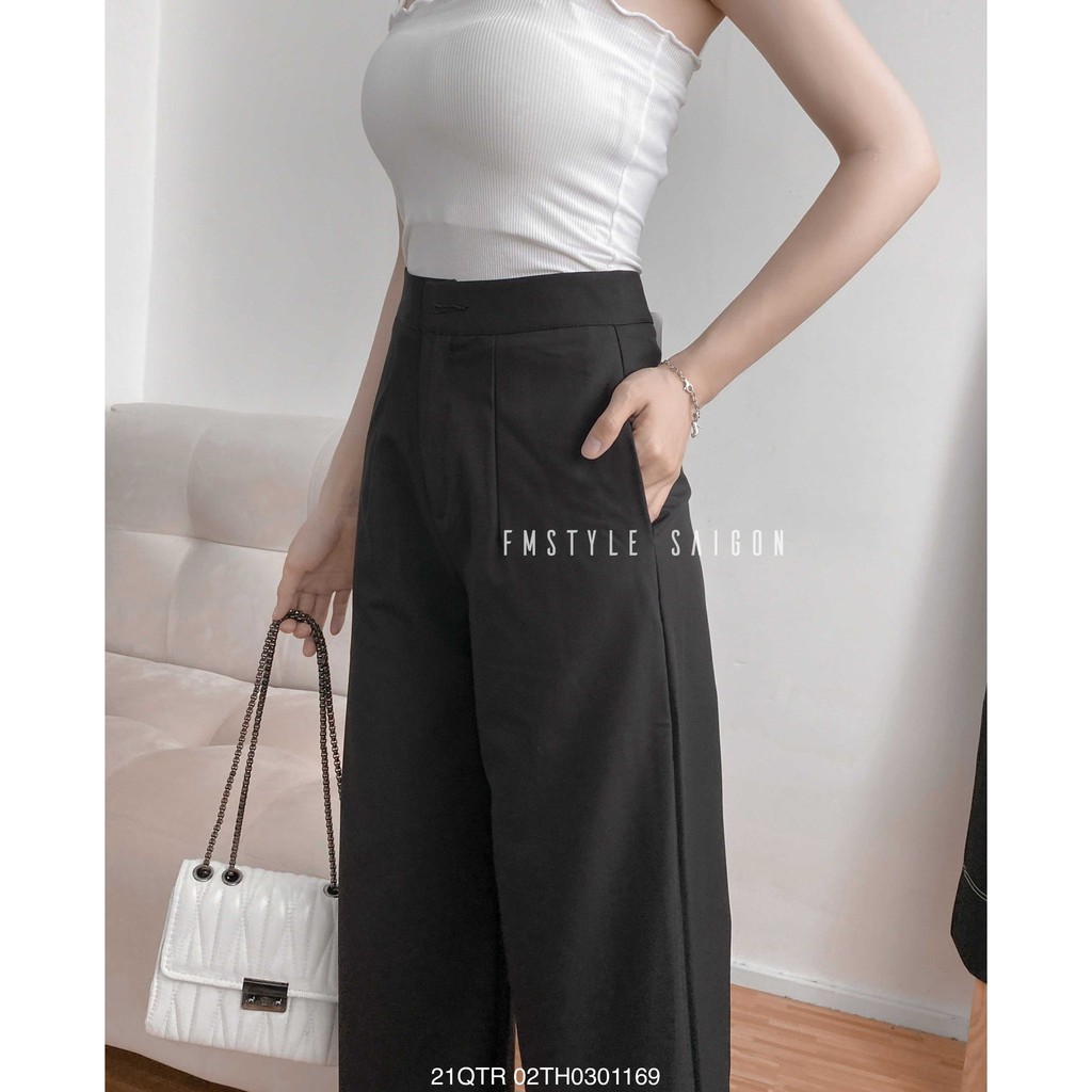 Quần tây ống suông trơn 09101 thời trang nữ VM STYLE 22QTR03TH2202