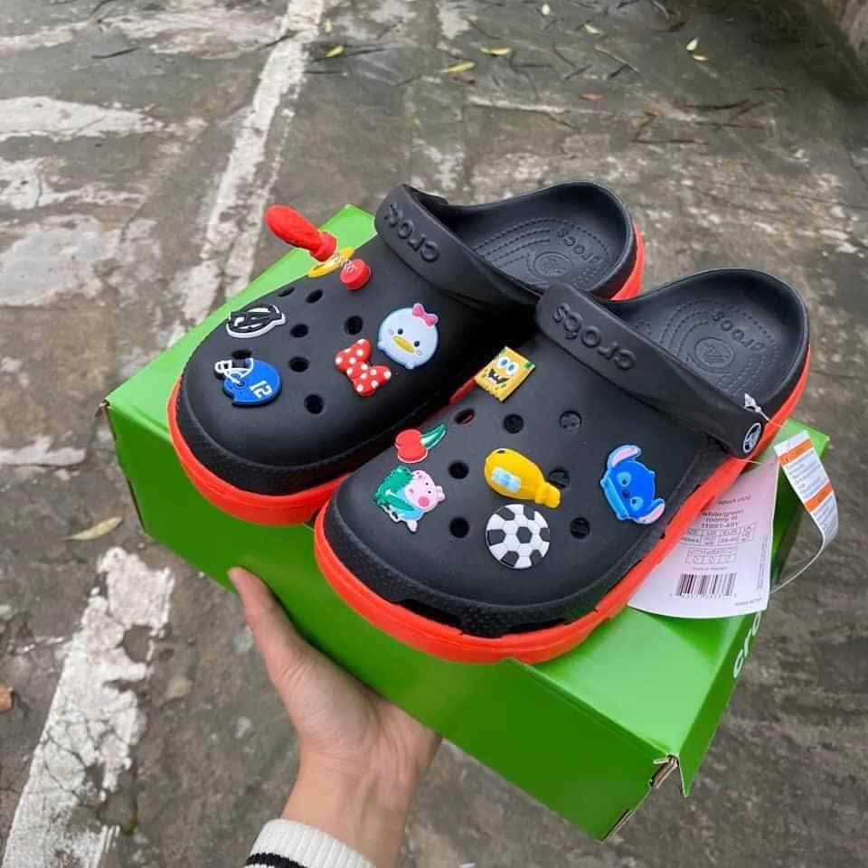 combo Dép sục tặng kèm 10 jb và 1 loxo kèm hộp ( full box) | BigBuy360 - bigbuy360.vn