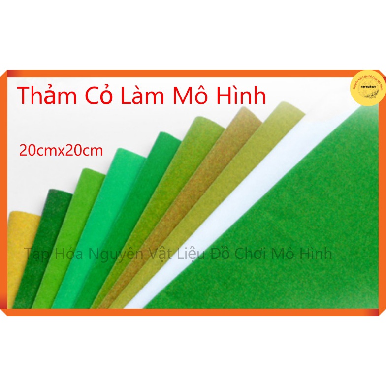 Thảm Cỏ Làm Mô Hình Nhiều Màu