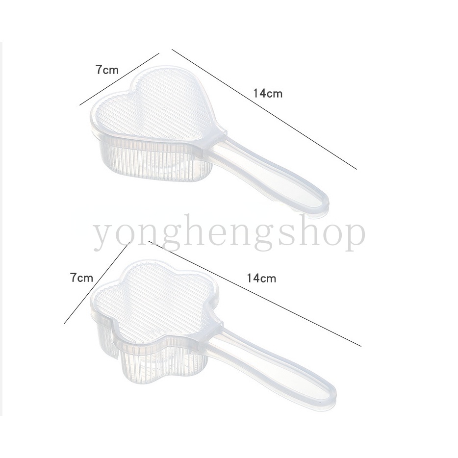 Set 2 Khuôn Làm Cơm Nắm Hình Hoa Mận Chống Dính Tiện Dụng