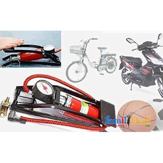 Bơm xe đạp, xe máy đạp chân