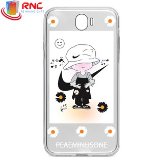 Ốp lưng Samsung J2 Pro Hoa Cúc Peaceminusone dẻo trong Silicone in hình(sản phẩm có 6 mẫu).