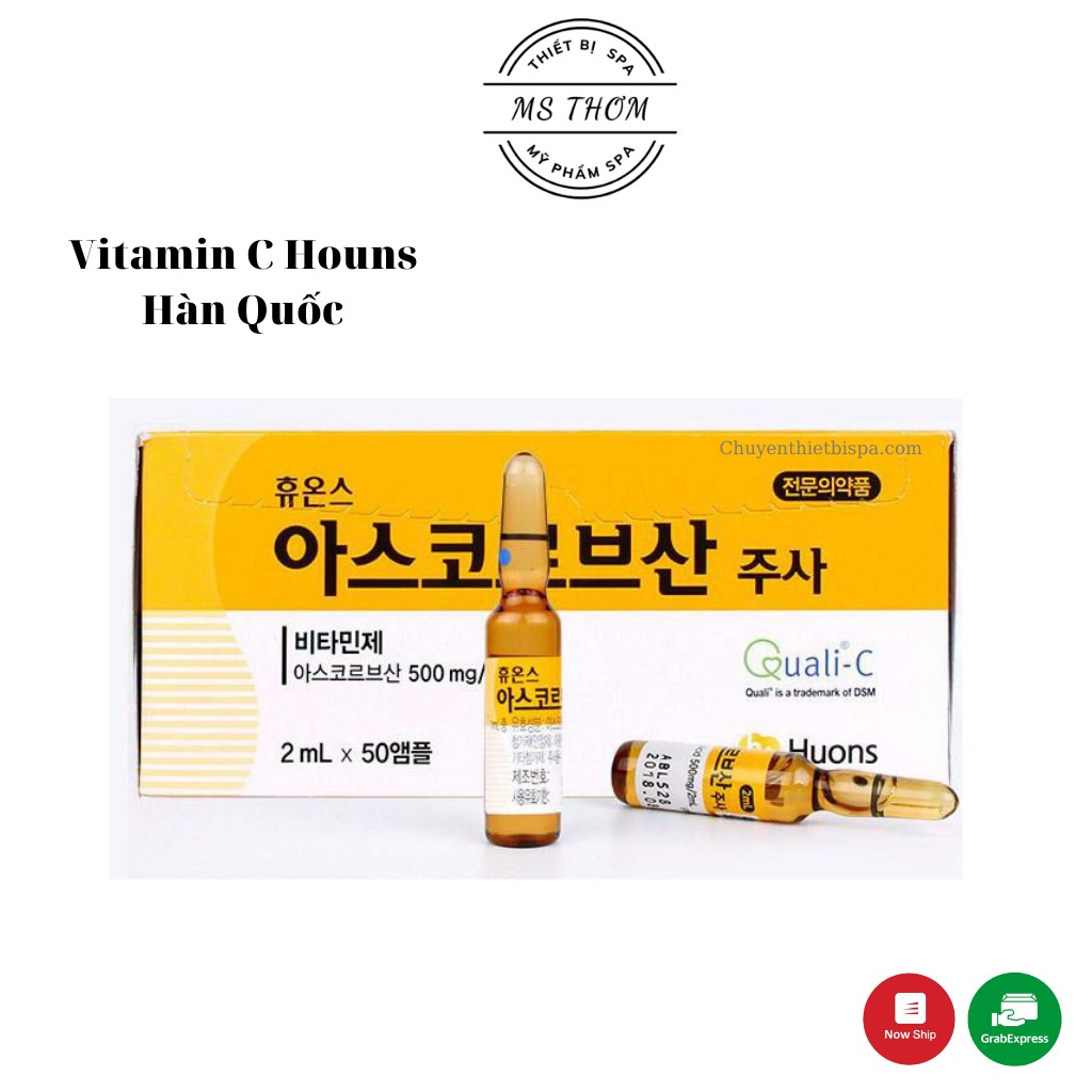 Vitamin C Huons chuẩn Hàn Quốc làm trắng da, mờ nám (hộp 50 ống)