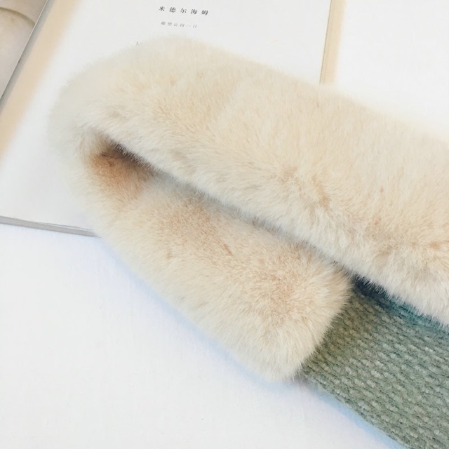 Khăn lông quàng cổ thời trang mùa đông cho bé gái