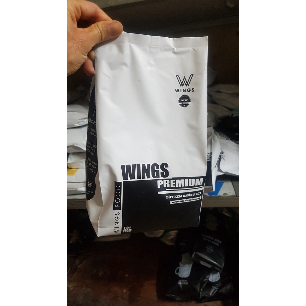 Bột sữa Wings gói 1kg - bột sữa béo tôn vị trà