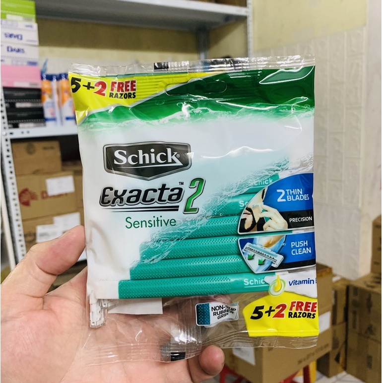 DAO CẠO SCHICK EXACETA2 5+2s  nhập khẩu