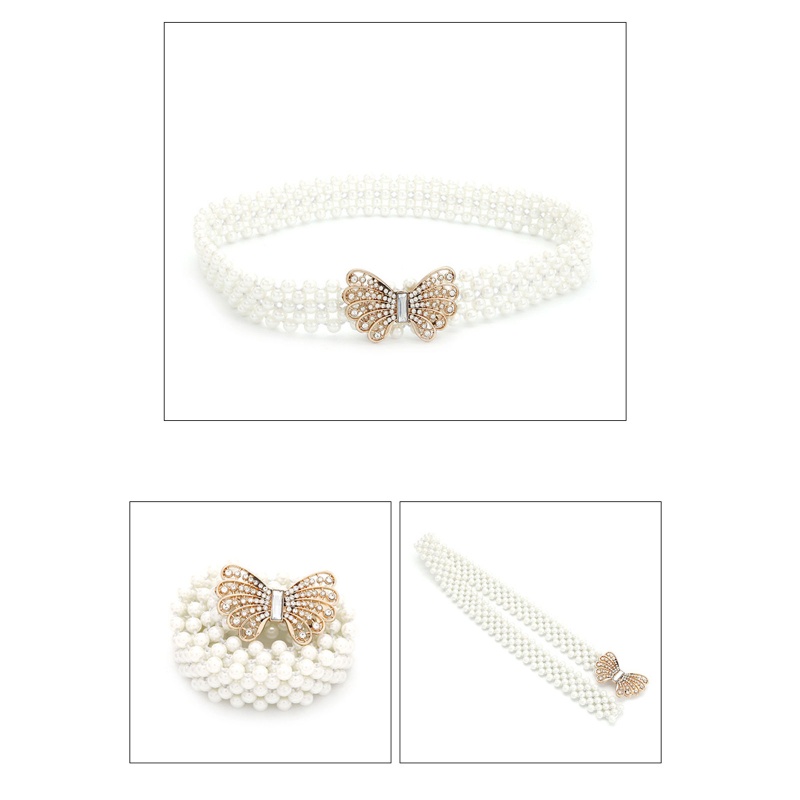 Thắt Lưng Chuỗi Hạt Ngọc Trai Thời Trang Cho Cô Dâu