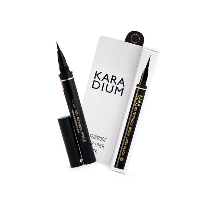 (Mẫu mới)Bút Dạ Kẻ Mắt Không Trôi Karadium Waterproof Eyeliner Pen Black