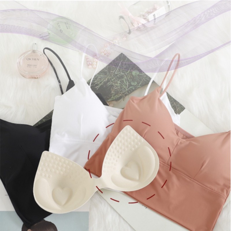 Áo Lót Ngực Dạng Crotop Có Đệm Mỏng Cổ V Sexy DORIS A1222