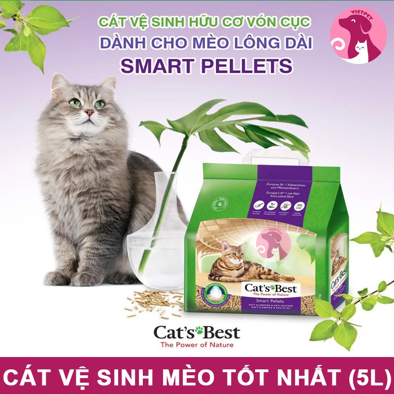 [5L] Cát vệ sinh cho mèo - Cat’s Best Smart Pellets