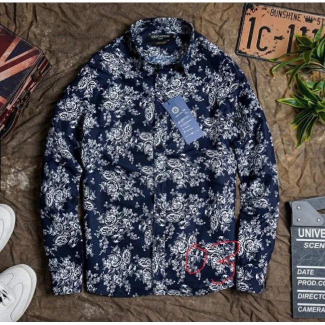 Sơ Mi Nam Trym Cò Họa Tiết Nam,Áo Sơ Mi Dài Tay,Áo Sơ Mi Hàn Quốc Cực Chất, Chất Vải Mỏng Nhẹ, Dáng body Cực Đẹp | BigBuy360 - bigbuy360.vn