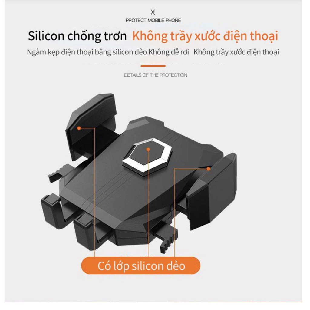 Giá đỡ điện thoại tự động vạn năng cho xe hơi cao cấp  | BigBuy360 - bigbuy360.vn