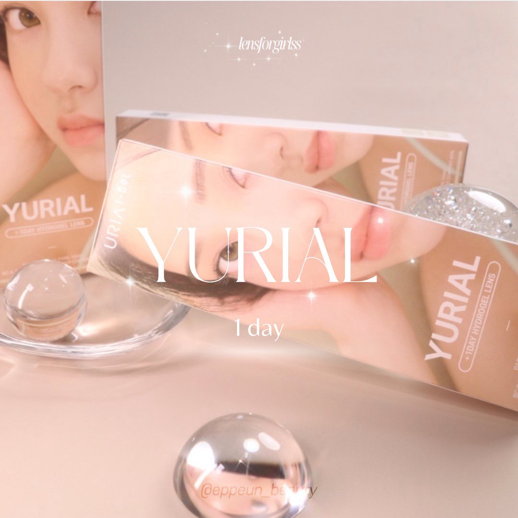 Kính áp tròng 1 NGÀY YURIAL EARL GRAY chính hãng IDOL LENS | Lens 1 ngày