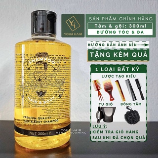 Sữa TẮM GỘI 2 trong 1 Dapper Dan Hair & Body Shampoo 300ml