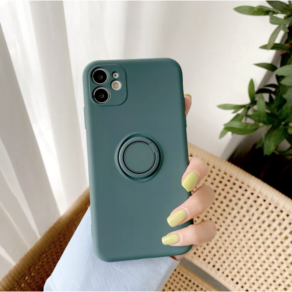 Ốp lưng iphone đẹp, ốp chống bẩn full viền có lót nhung kèm iring