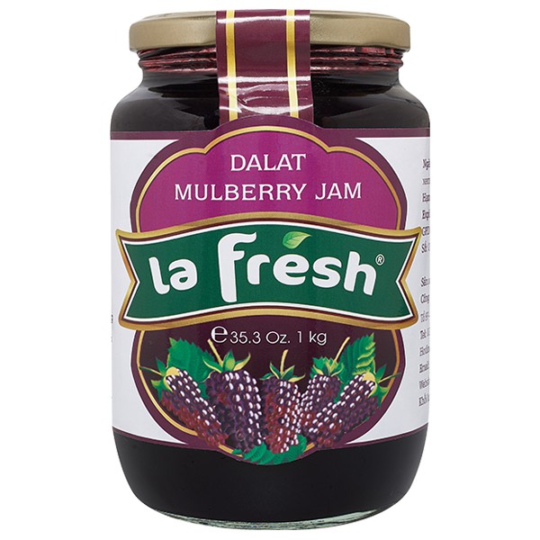 Mứt Dâu Tằm Lafresh Đà Lạt Hủ Thủy Tinh 1kg