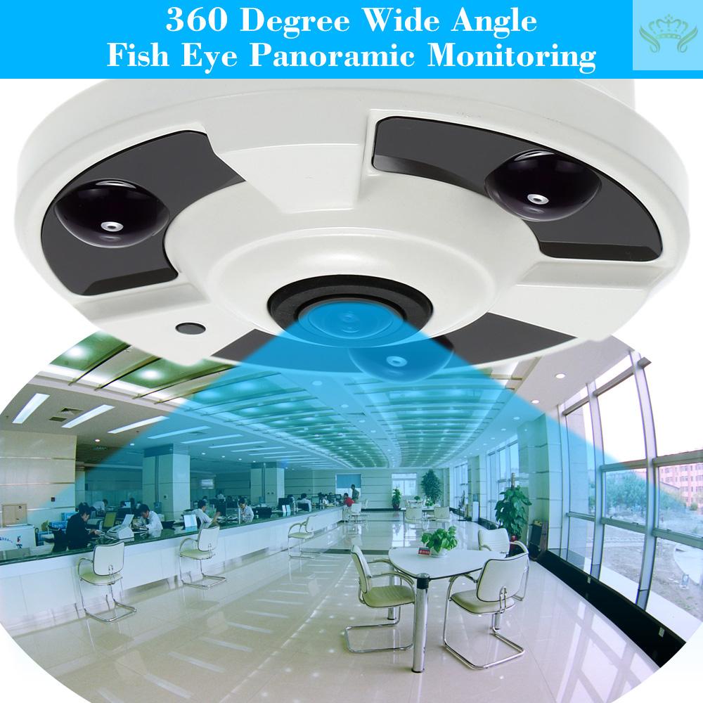 Hot Sale HD 2000TVL 1080P 1.7mm Fisheye 360° Panoramic Security CCTV Camera Home Surveillance PAL System