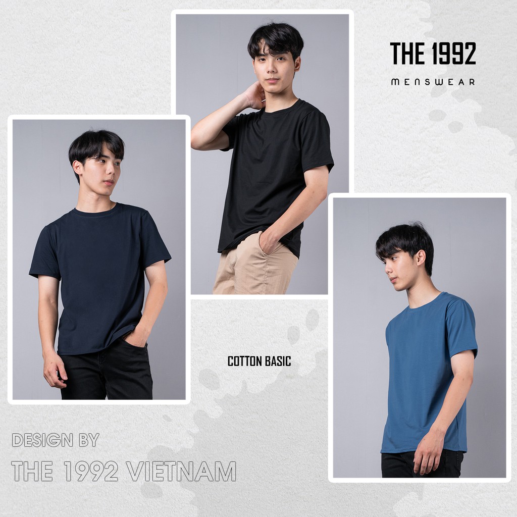 Áo thun THE 1992 cao cấp Áo phông nam cotton basic | BigBuy360 - bigbuy360.vn