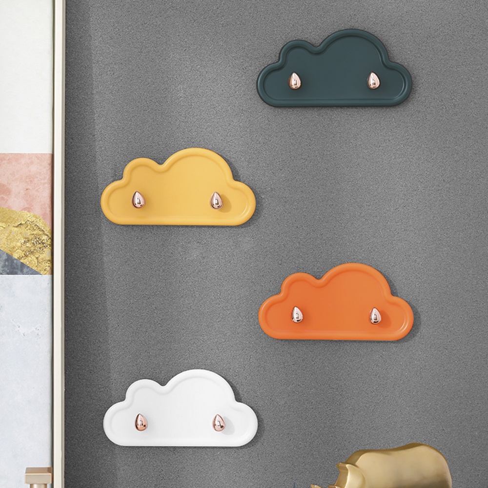 Giá Đỡ Chìa Khóa Dán Tường Tự Dính Hình Đám Mây Sáng Tạo Cho Phòng Tắm