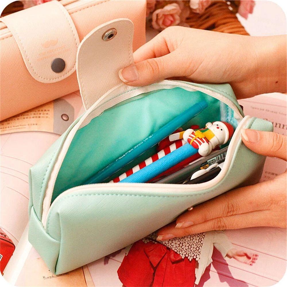 PEWANY Túi Đựng Bút Chì Màu Sắc Ngọt Ngào Phong Cách Hàn Quốc Cho Bé Gái