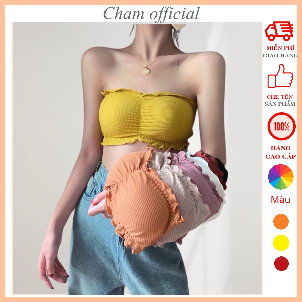 Áo lót nữ quây ngực cao cấp Cham áo ngực không dây chống tụt cài sau chống tụt rút giữa điệu đà