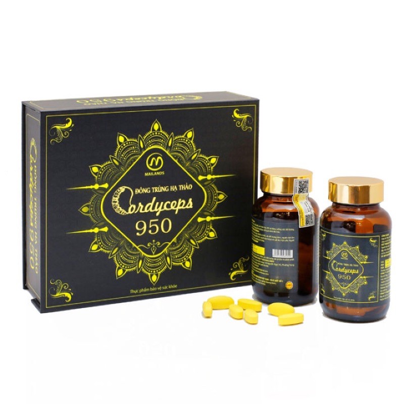 Đông Trùng Hạ Thảo Cordyceps Mailands 950 (Hộp 60 viên | BigBuy360 - bigbuy360.vn