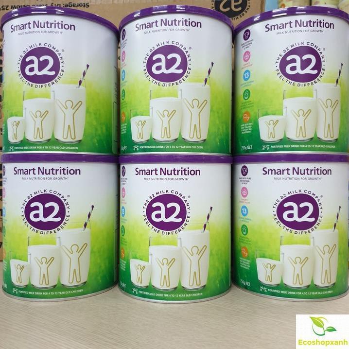 Sữa bột A2 Smart Nutrition của Úc loại 750gram cho bé từ 4-12 tuổi Date mới