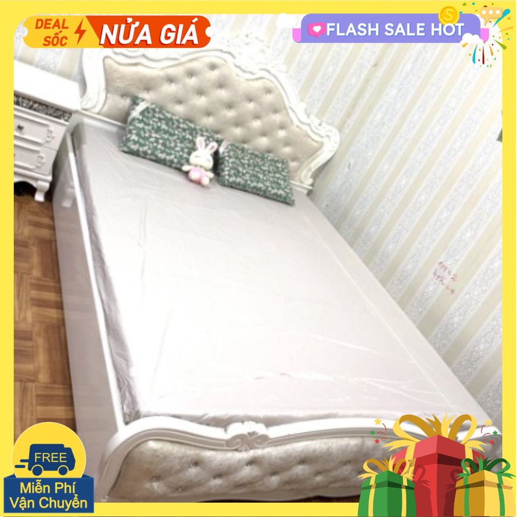 Ga chống thấm 1m8 bọc đệm màu trắng sữa