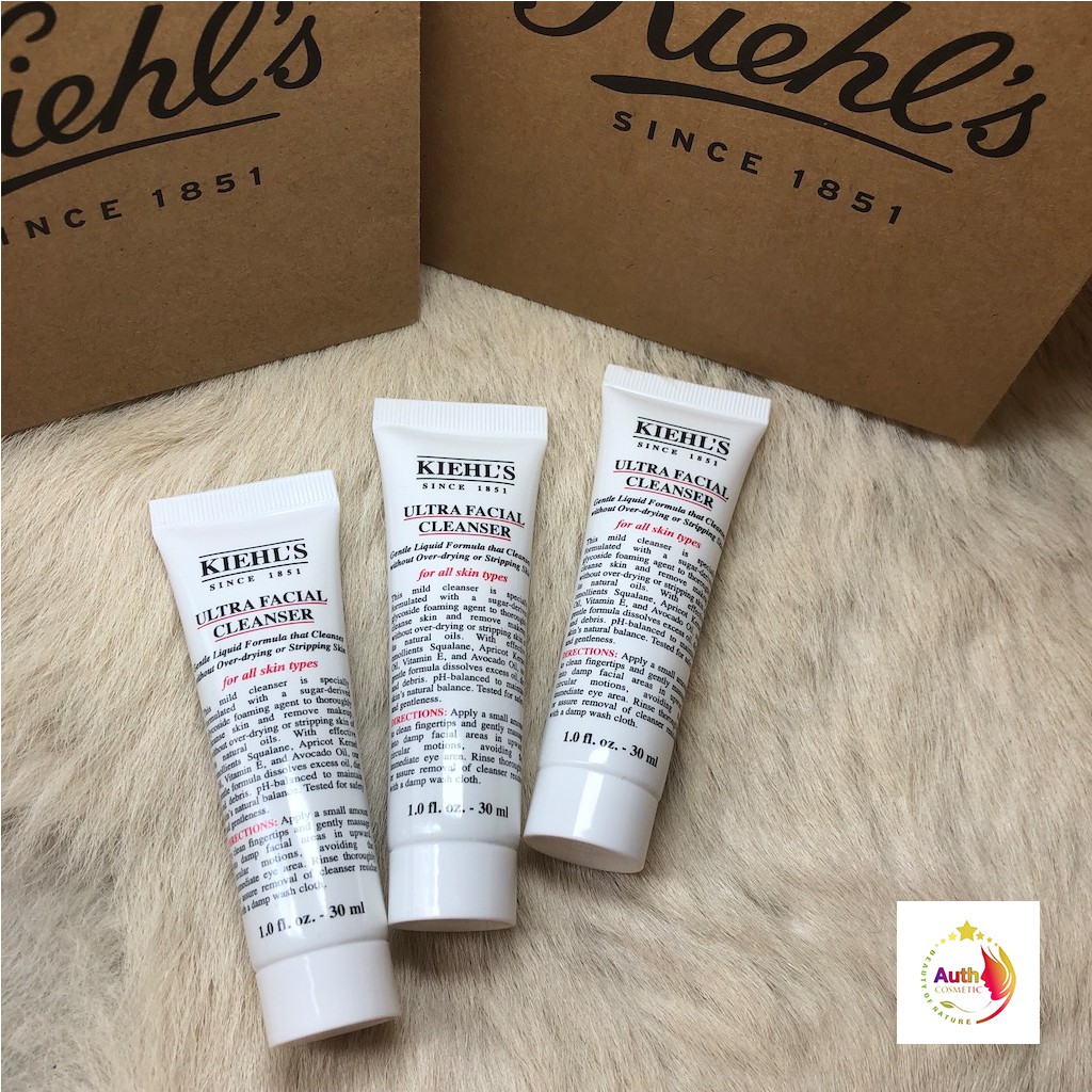 Bộ dưỡng da KIEHLS ULTRA FACICAL MINI Bộ chăm sóc da mặt không cồn dịu nhẹ phù hợp cả da nhạy cảm