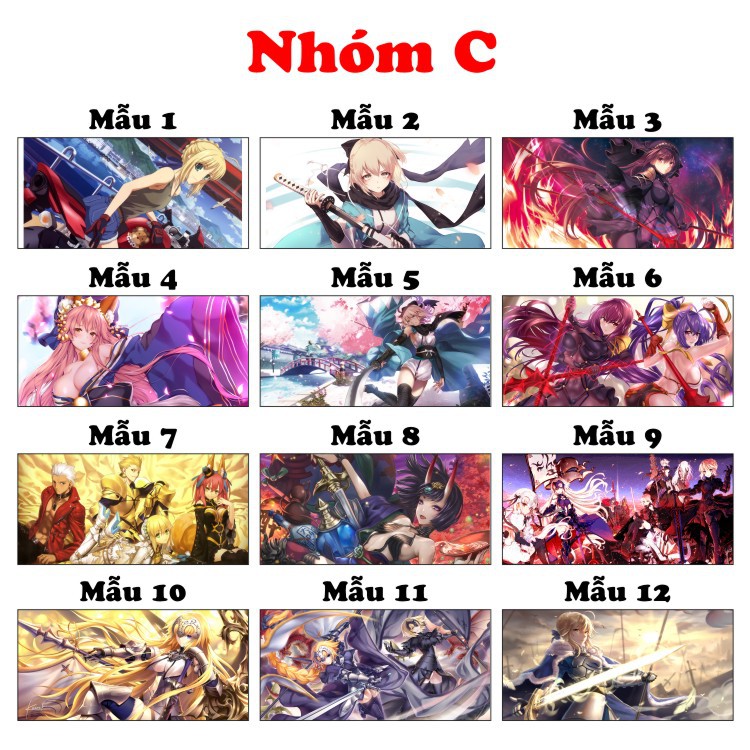 Ly sứ in hình Anime Fate Grand Order, Saber Cốc uống nước đẹp làm quà tặng đặc biệt giá trị và ý nghĩa