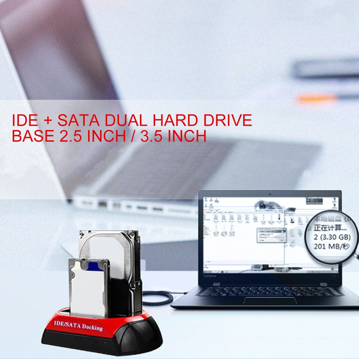 Đế Gắn Ổ Cứng Usb 2.0 2.5 "/ 3.5" Ide Sata | BigBuy360 - bigbuy360.vn