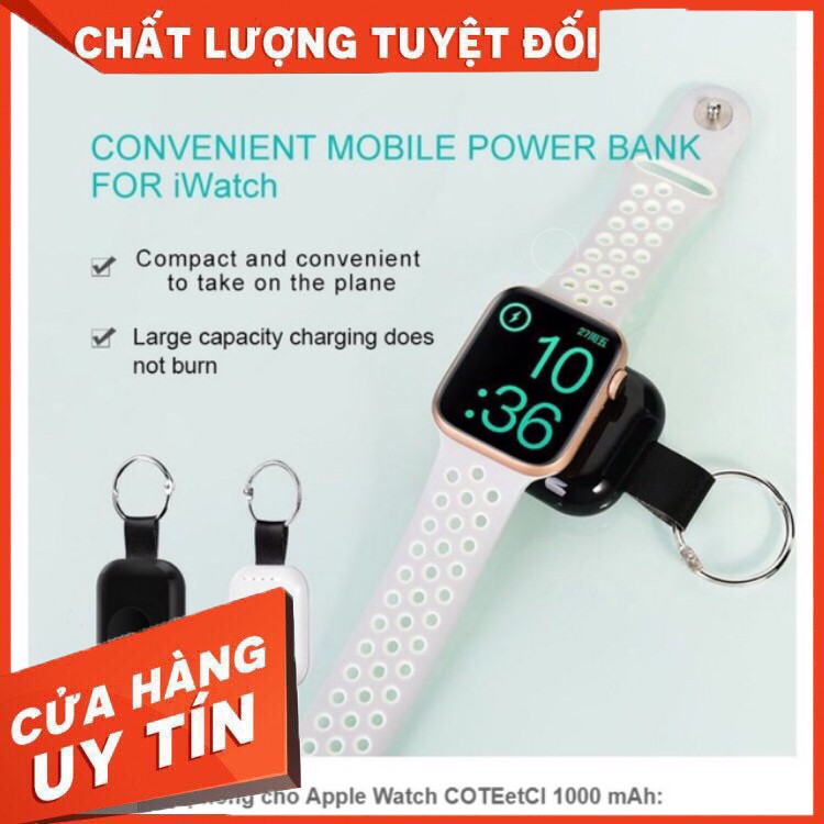 Sạc dự phòng cho Apple Watch COTEetCI 1000 mAh