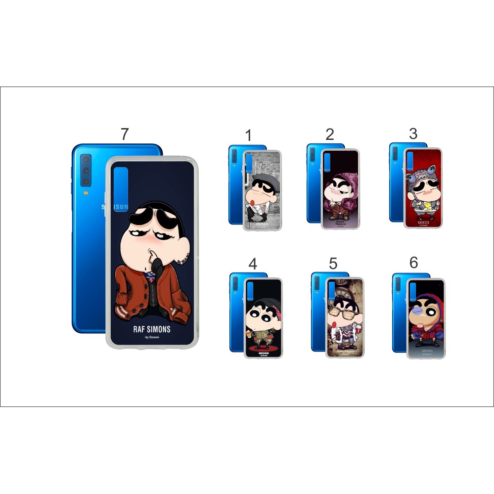 Ốp lưng A7 2018 dẻo hình Câu Bé Bút Chi Shin