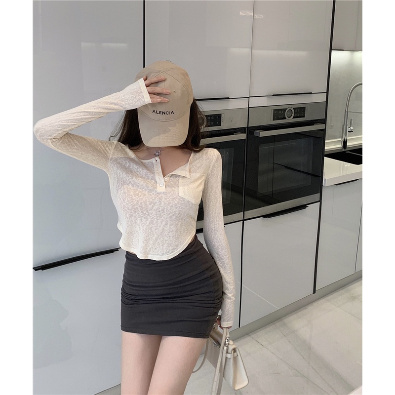 Áo Thun Dáng Ôm Thời Trang Mùa Hè Quyến Rũ Dễ Phối Đồ