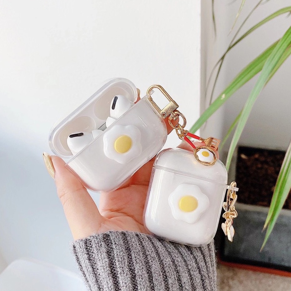 Ốp điện thoại AirPods Pro3 dễ thương Trứng săn trộm AirPods cho AirPods 4 Pro 1 2 3 TPU mềm AirPods 