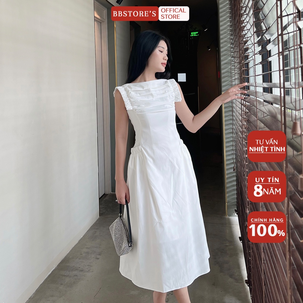 BBSTORE'S  Đầm Xòe Hai Túi Đi Làm Đi Tiệc Siêu Xinh - D1034