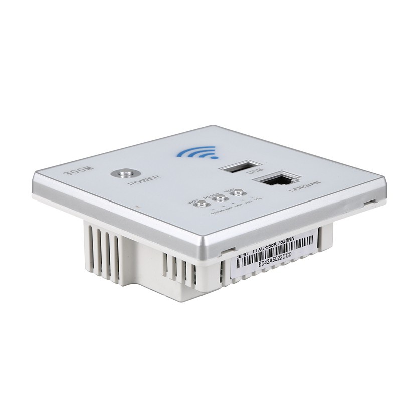 Thiết Bị Phát Wifi Thông Minh Gắn Tường 300mbps 110v / 220v 2.4ghz