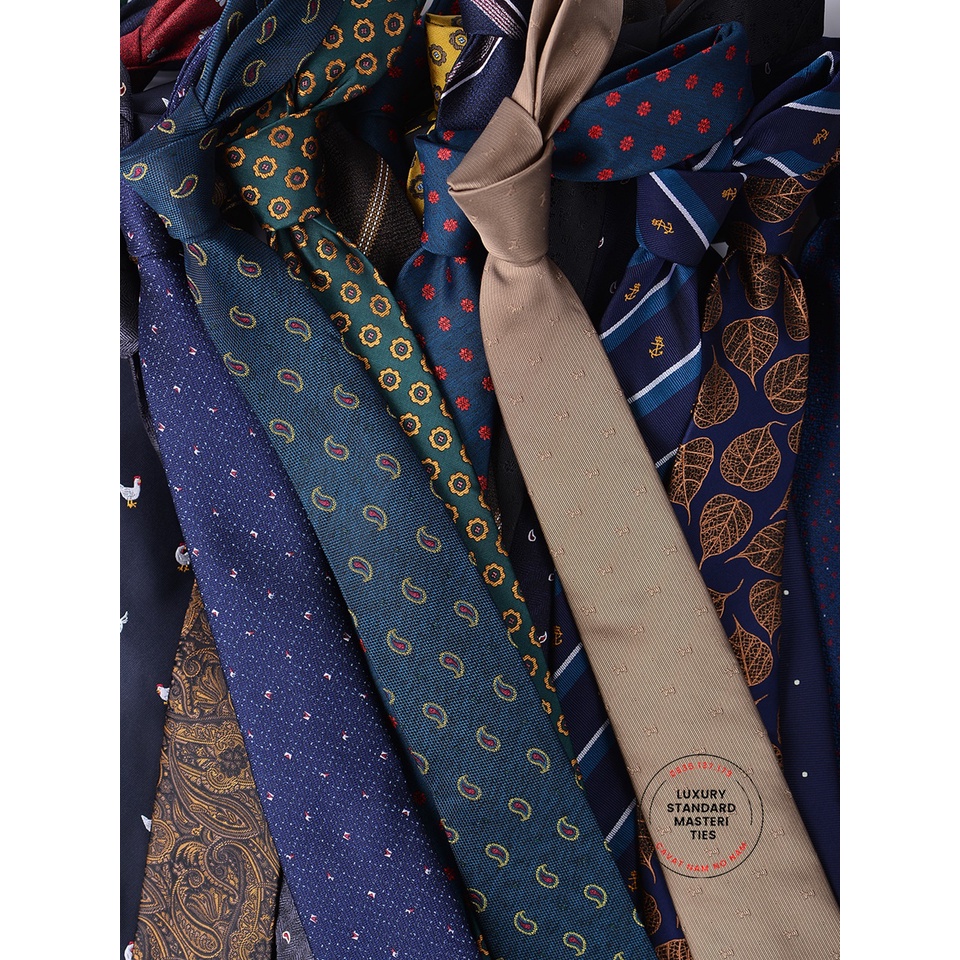 Cà Vạt Nam Bản Trung Masteri Bản Tiêu Chuẩn 7cm dòng Cao Cấp có Hộp Túi Giấy đồng bộ Hàng Mới Về cho mùa Thu Đông 2021